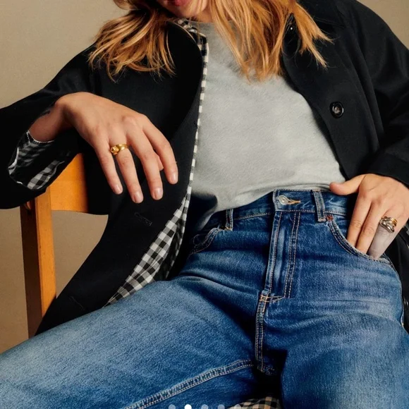 Black Trench Coat - Picture 2 of 5